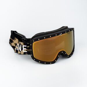 Celine CL40196U SKI MASK Men 99C Animal Gold Mirror NEW AUTHENTIC